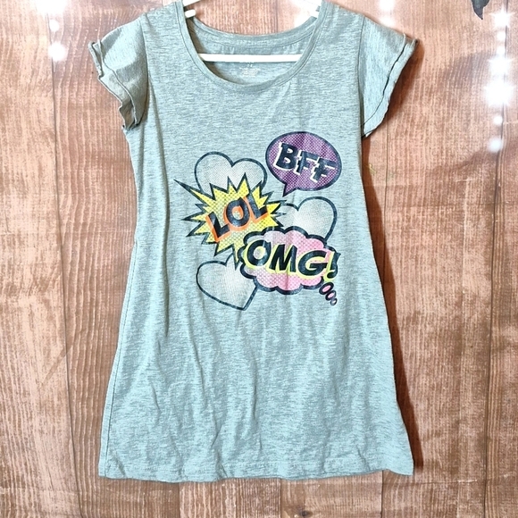 total girl Other - Total GIRL GRAY DRESS 7-8